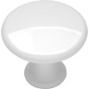 Hickory Hardware P14255-W 1-1/8-Inch Conquest Cabinet Knob, White