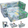 MeMoreCool Modular Kids Sofa,Toddler Play Couch Fold Out for Playroom,