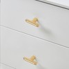 LFWATAXY 4PCS Gold Diamond Handle, Gold Crystal Knobs, Sparkle Diamond