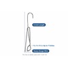 Orchid Nerd 6-Inch Clip-On Pot Hanger, Galvanized Steel, Fits Clay