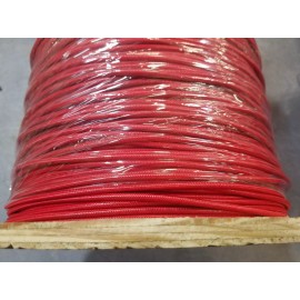 ACDC SRML  RED 12 AWG 25' FT FIBER GLASS BRAID APPLIANCE HI TEMP WIRE MOTOR LEAD