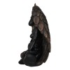 Pagan Occult Sabbatic Goat Idol Baphomet Sitting Meditation Figurine 8"H