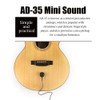 AD-35 Mini Sound Pick-up Piezo Amplifier Transducer Stick Piezo Pickup