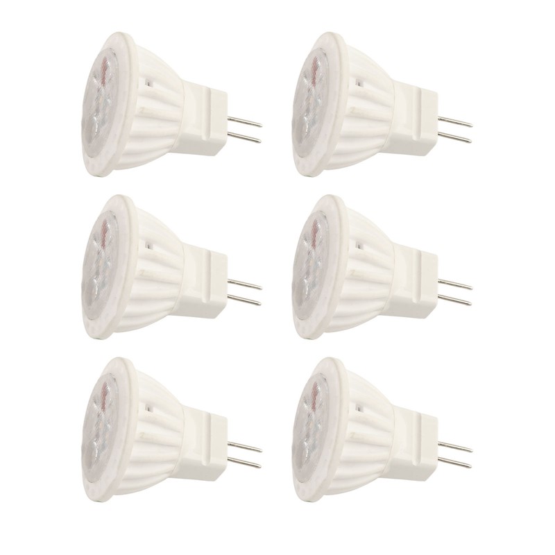 6Pcs MR11 LED Light Bulb 4W GU4 Dual Pin Bulb
