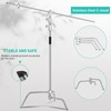 Lapgood Stainless Steel Heavy Duty C-Stand with Boom Arm,10.8ft/330cm Adjustable