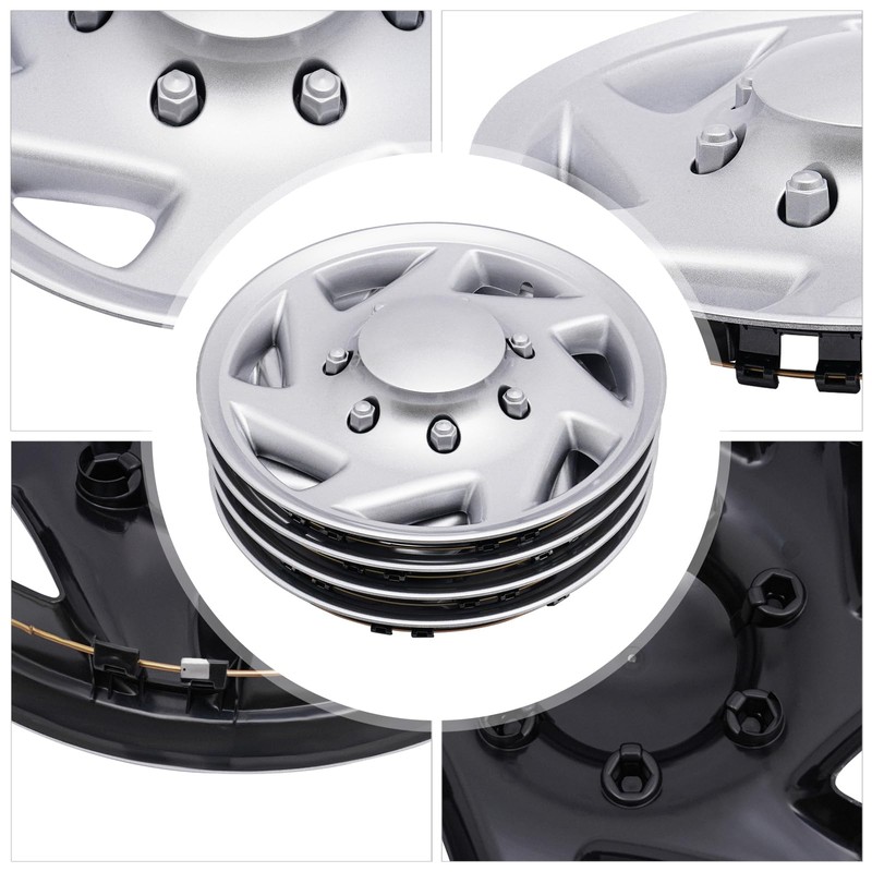 Jiabailie 16" Hubcaps Best,Hub Caps Van Full Wheel Covers for