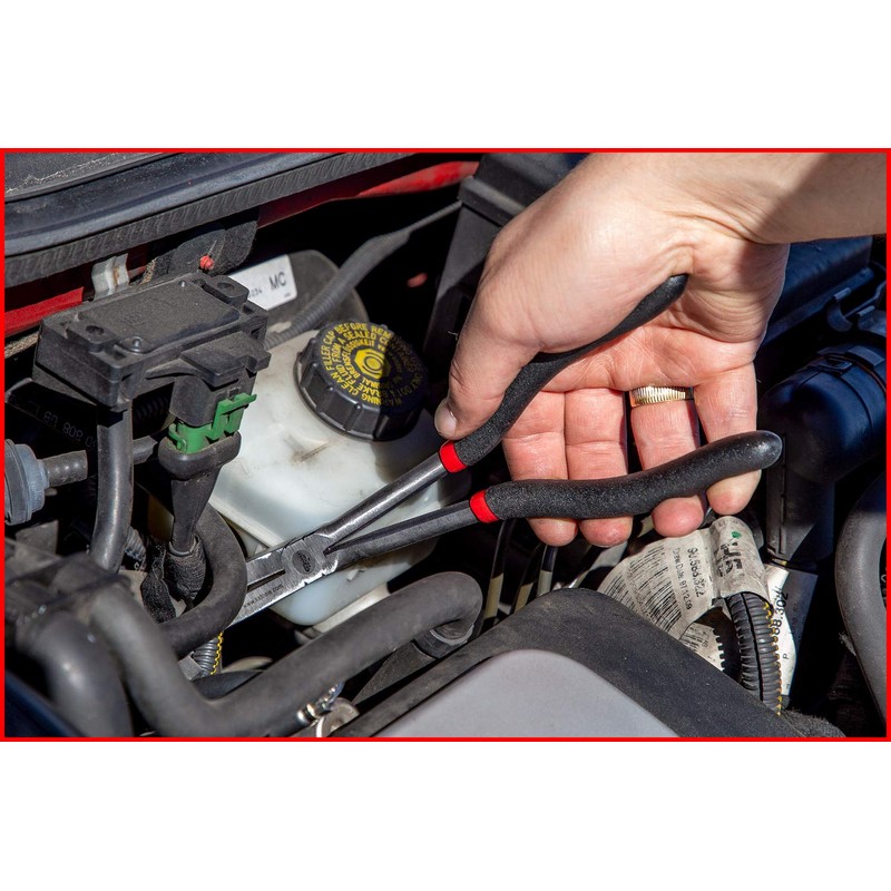 KS Tools 500.7161 Double-Joint Flat Pliers