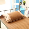Home Textile Rattan Mat Grid Fitted Sheet Set Summer Cool