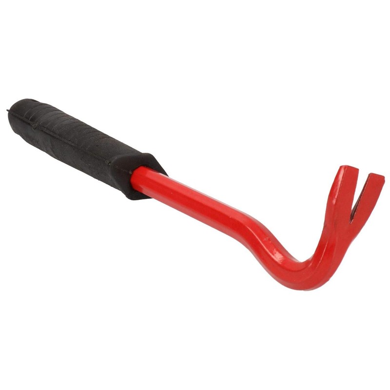 10" Crow Wrecking Pry Bar Nail Jimmy Lever with Rubber