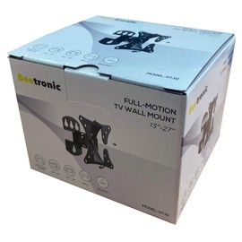 Beetronic Tilt and Swivel TV Wall Mount Bracket 13" - 27" Screen 75x75mm 100x100mm VESA