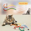 NQEUEPN 3pcs Cat Rope Chew Toys, 27.56x0.39in Cotton Rope Kitten
