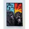 Unbranded Godzilla VS. Kong Embroidered Hook/Loop Morale Patch