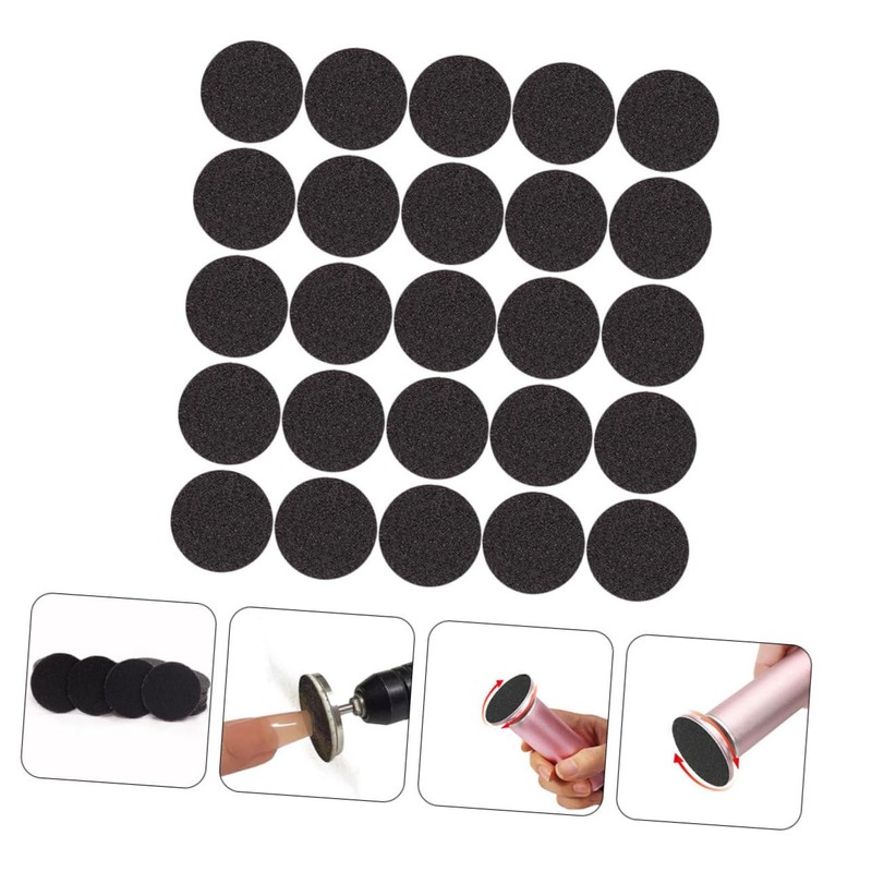 BIUDECO 1bag Electric Nail File Sanding Pads Exfoliating Grinding Discs