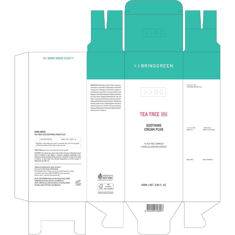 Soothing Cream - Tea Tree Cica by Bring Green for