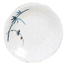 A-to-Z Supply 1308BB Dinner Plate, 8-5/8" Dia., Round, Break-Resistant, Dishwasher Safe, BPA Free, Melamine, Blue Bamboo, NSF, Pack of 12