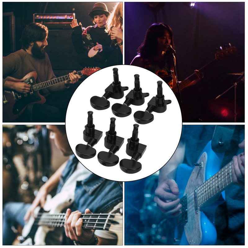 Strings Tuning Pegs 3 Left 3 Right Electric Guitar Locking