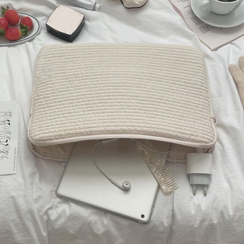 Laptop Sleeve Zipper Closure Shockproof Soft Portable Laptop Cover Case