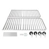 Bun Pan Rack, 20-Tier Aluminum Bakery Racks w/4 Casters, Sheet