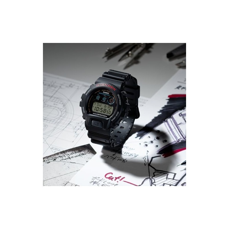 Casio Men's G-Shock DW6900-1V Black Resin Sport Watch