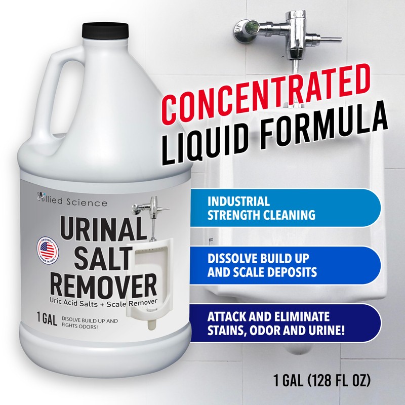 Allied Science Urinal Salt Remover - Uric Acid Salts Scale