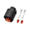 Partuto 2 Pin Front Indicator Lights Connector Plug Car Female