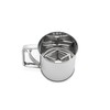 Fox Run Stainless Steel Flour Sifter, 4 Cup Capacity