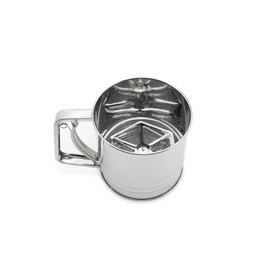 Fox Run Stainless Steel Flour Sifter, 4 Cup Capacity