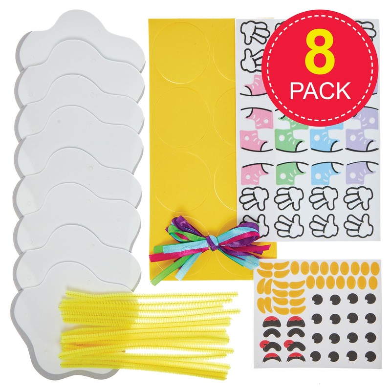 Baker Ross FN397 Fried Egg Mix & Match Decoration Kits