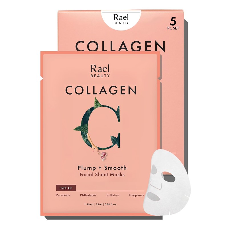 Rael Face Mask Skin Care, Collagen Face Masks - Bamboo