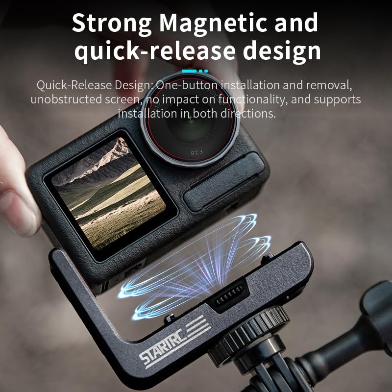 Osmo Action 5 Pro/Action 4/Action 3 Compatible Magnetic Extension Adapter