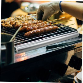 KICHOUSE 1Roll Sawtooth Aluminum Foil for Oven Baking Air Fryer and Barbecue Cooking Supply for Indoor and Outdoor Use