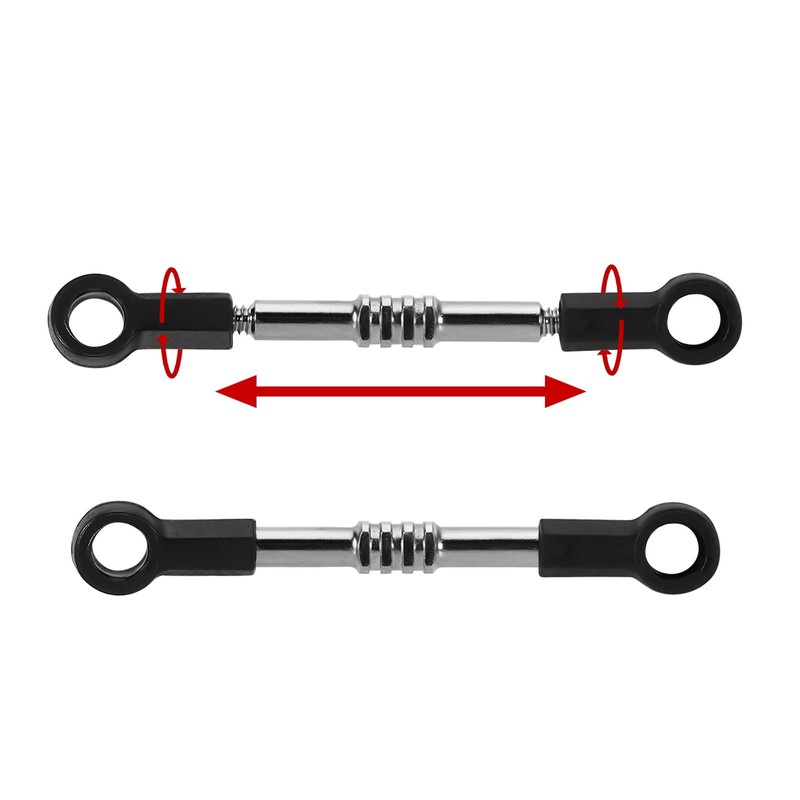 INJORA Adjustable Stainless Steel Links Set for Losi Micro-B/Micro-T