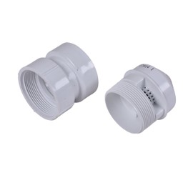 Oatey 39016 Air Admittance Valve with Straight PVC Schedule 40 Adapter Sure-Vent 1.5 in x 2 in. 160 Branch, 24 Stack DFU Capacity, White