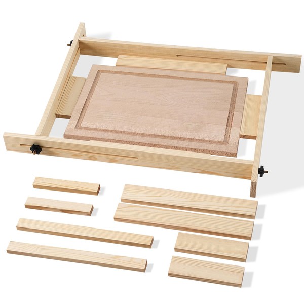CroBlissful Juice Groove Router Jig with 8 Spacers Adjustable Juice