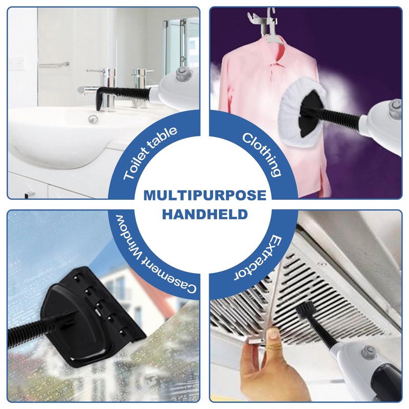 Steam Mop Cleaner 10-in-1 with Convenient Detachable Handheld Unit, Laminate/Hardwood/Tiles/Carpet