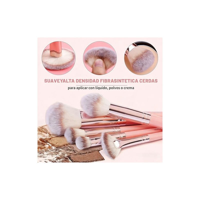 Toketa 67 Piezas Set de Brochas para Maquillaje Profesional Completo