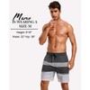 SILKWORLD Mens Swimsuit Trunks 4 Way Stretch Mens Swim Trunks