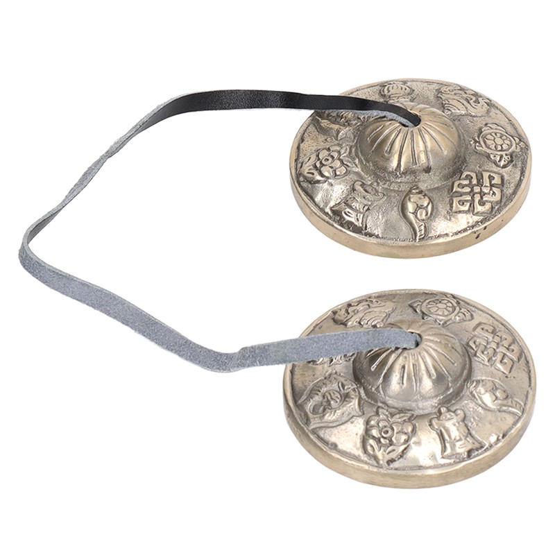 Tibetan Tingsha Meditation Bell Small Pure Copper Double Chime Nepalese