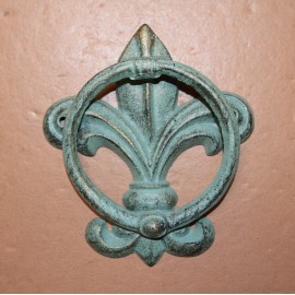 Stoneledge Investments Fleur De Lis Door Knocker,French Victorian Decor,Old World Charm,gifts F-14B