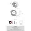 Goods Land GD-BICYCLHOOK-BK Bicycle, Convenience Store, Hook, Motorcycle, Handlebar, Retromounted,
