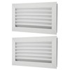 PATIKIL Door Air Vent Cover, 2 Pcs 16" x 8",