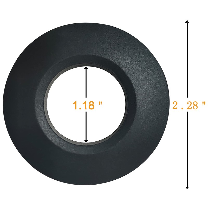 Lorsum 4Pcs Kayak Paddle Drip Rings, Rubber Canoe Paddle Drip