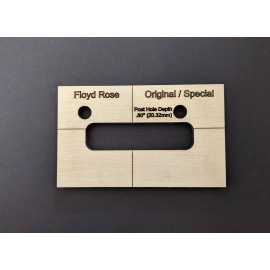 Unbranded Floyd Rose Original/Speci - 7 String, Original/Special, 4pc for recessed routing (all templates pictured)