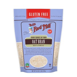 Bob's Red Mill Gluten Free Oat Bran, 16 oz (Resealable) (Pack of 2)