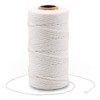 G2PLUS White String,Cotton Bakers Twine,328 Feet 2MM Natural White Cotton