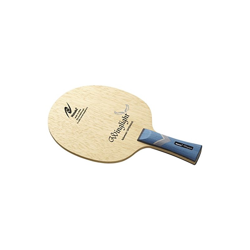 Nittaku NE-6166 Table Tennis Racket, Wing Light, Shake Hand, for
