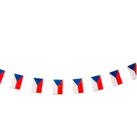 Czech Republic Flag, Pack of 40, Czech Republic Flag, 11.4 m Flags, Czech Republic National Flag, Czech Republic 14 x 21 cm for Decorations (Czech Republic)