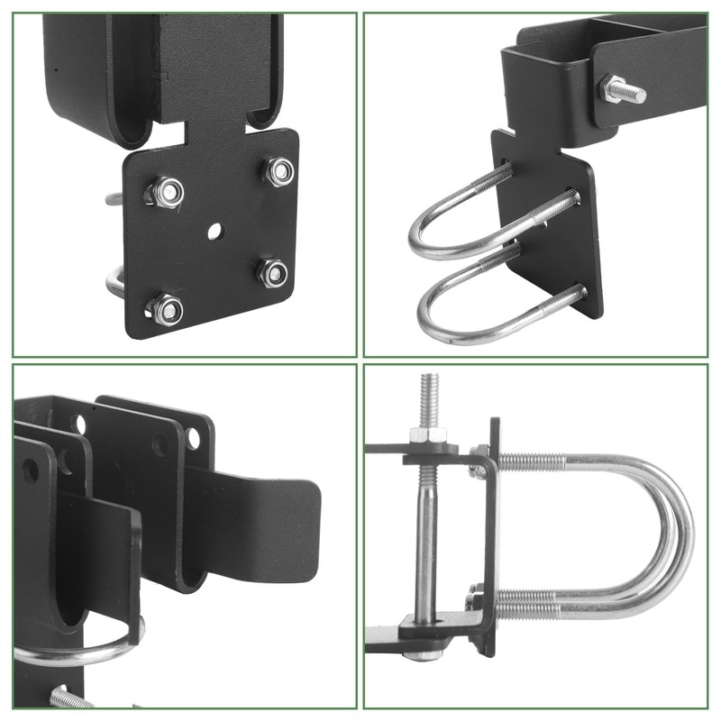 ZUQIAN Chain Link Double Gate Latch for 1-3/8 Inch Gate