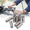 10PCS Round Coupling Nuts 304 Stainless Steel Female Thread Cylindrical