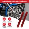 AYBUY 2Pcs Motorcycle Reflectors, Stick-on Rectangular Safety Reflector, Strong Reflective
